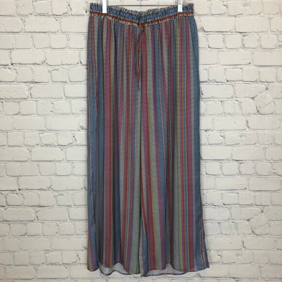 Summersalt The Perfect Palazzo Pants Size L Modern Stripe - Picture 1 of 7